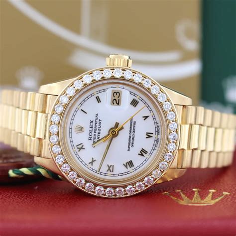 women presidential rolex price|rolex diamond bezel 26mm.